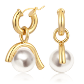 Women's Retro Plastic Pearl Baroque Earrings - Shah S. Sahota